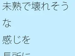 未熟で壊れそうな感じを長所に