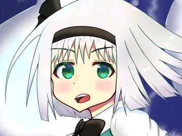 かわいい女の子のイラスト 魂魄妖夢 [やさし壮]