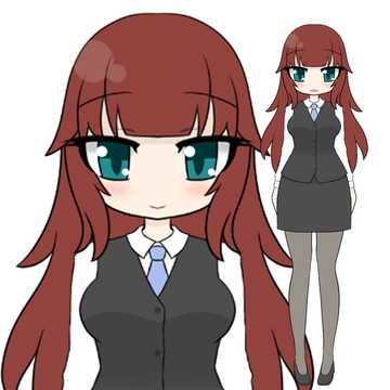 立ち絵素材ポップEOL [コーヒー屋のKING]