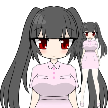 立ち絵素材ポップFナース [コーヒー屋のKING]