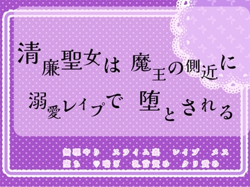 清廉聖女は魔王の側近に溺愛レ○プで堕とされる [緋乃いくら]
