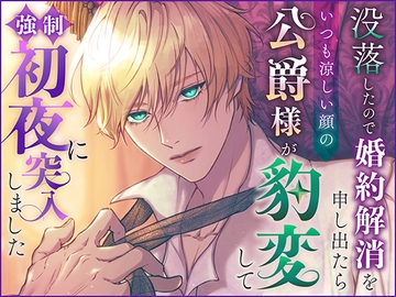 没落したので婚約解消を申し出たらいつも涼しい顔の公爵様が豹変して強○初夜に突入しました [さみどり]