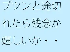 プツンと途切れたら残念か嬉しいか・・・・ひたすら現実的に進んでいくシーソー