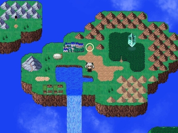 RPGツクールMV・MZ用 マップチップ・タイルセット20 『ワールドマップ2・浮遊大陸・ファンタジー・RPG』 [タイルセット/マップチップ習作所]