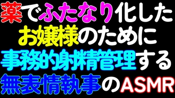 【ふたなり】薬でふたなり化したお嬢様のために、シコシコ囁き事務的射精管理する無表情執事のASMR【第1話】 [ねこらいくらぶ]