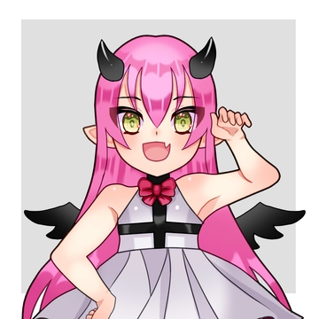 全身立ち絵素材・《魔王ちゃん》 [shiro*hana]