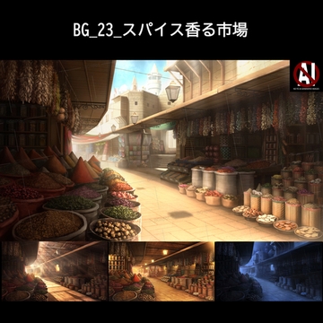 BG_スパイス香る市場ver1.0 [BGスポット]
