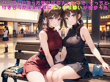 【隙間の文庫】久しぶりに会った美女はなんと双子で、どっちと付き合うか決める為にエッチな闘いが始まった [sanozo]