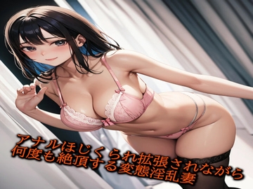 ディルドでアナルほじくられ拡張されながら何度も絶頂する変態淫乱妻 [人妻のエッチボイス]