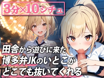【即抜き用|3分フェラ抜き音声】博多弁ギャルJKのいとこが東京に遊びに来たので色んな場所で抜いてもらった【観覧車・展望台・試着室・カラオケ・トイレ・お風呂…】 [ジェントルちんぽ倶楽部]