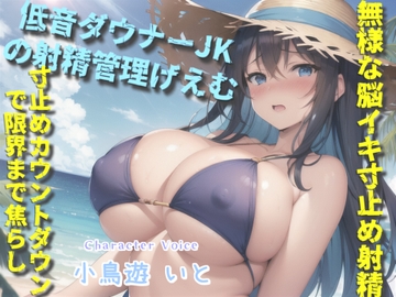 【低音ダウナーJKの射精管理げえむ】一発2万円になります♪  射精を我慢できたらタダマンさせてくれるヤリマンビッチの寸止めカウントダウン搾精地獄 [いむらや]