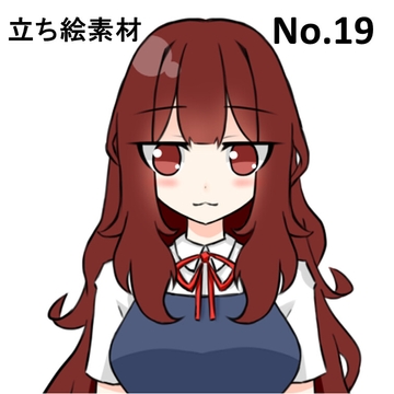 立ち絵素材19学生 [コーヒー屋のKING]