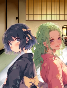 マルとすみれと三人で その4 [うさはら工房]