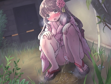 花火大会で突然尿意が... [外ション倶楽部]