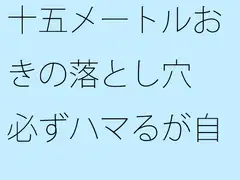 十五メートルおきの落とし穴 必ずハマるが自分でやっている 手がかりがない不安だけ