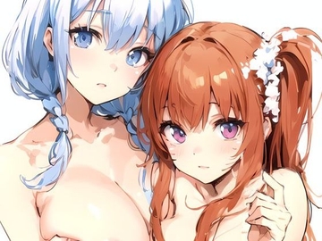 GF(桃文)お部屋でYシャツ AI修正版 [Black and White]