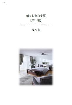 捕らわれた小夏【第一幕】 [枝浬菰]