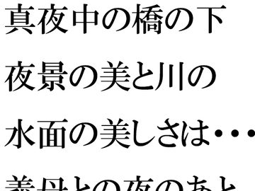 真夜中の橋の下 夜景の美と川の水面の美しさは・・・・・義母との夜のあと [逢瀬のひび]