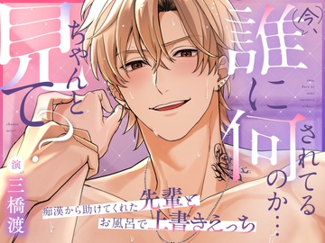 【えっちな嫉妬×一途な溺愛】「今、誰に何されてるのか…ちゃんと見て?」痴○から助けてくれた先輩とお風呂で上書きえっち [もちきゅん]