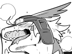 黒イ風が染めル空 [今日の毛色]