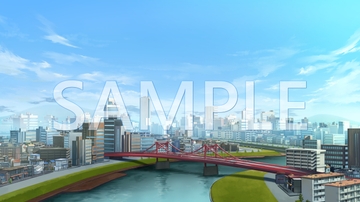 【背景素材】都市(6045_bg24)【時間差分あり】 [XERO]