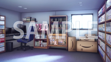 【背景素材】男の子の部屋(7004_bg02)【時間差分あり】 [XERO]