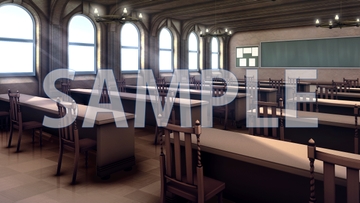 【背景素材】教室(7004_bg04)【時間差分あり】 [XERO]