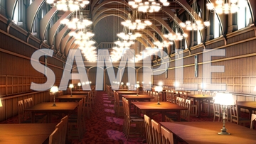 【背景素材】学食(7004_bg06)【時間差分あり】 [XERO]