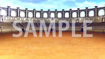 【背景素材】コロシアム(7004_bg12)【時間差分あり】 [XERO]