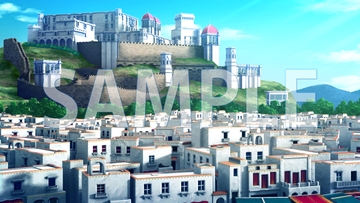 【背景素材】王都(7004_bg16)【時間差分あり】 [XERO]