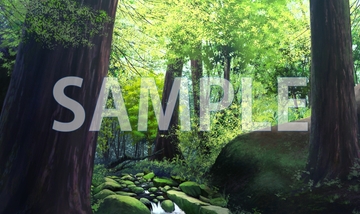 【背景素材】山中(6229_bg12)【時間差分あり】 [XERO]