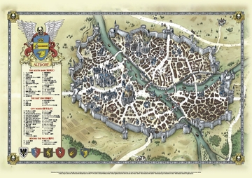 ウォーハンマーRPG アルトドルフマップ [TRPG編集部 in HobbyJAPAN]