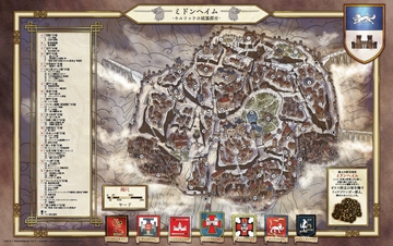 ウォーハンマーRPG ミドンヘイムマップ [TRPG編集部 in HobbyJAPAN]