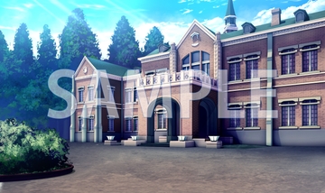 【背景素材】豪邸(6069_bg16)【時間差分あり】 [XERO]