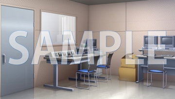 【背景素材】放送室、俳句部部室、占い部部室(1385_bg15_22d_22e) [XERO]