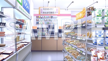 【背景素材】お店(コンビニ、ファーストフード、ゲームセンター)(1385_bg23_24_25) [XERO]