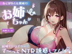 あこがれてた親戚のお姉ちゃんが結婚したはずなのにず～っとNTR誘惑してくる -あまあま密着えっちであなたのち●ぽに激ハマり!-