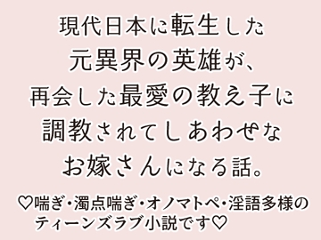 転生しても病んだ教え子からは逃げられなかった元異界の英雄のはなし。 [ストレンジ・レイディ]