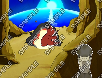 炭鉱夫に爆破されるドラゴン [blueberry-zombie]