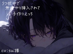 別れ際に彼氏に押し倒されて布団の中でうつ伏せのまま生で挿入されて子作りえっち [sui様]