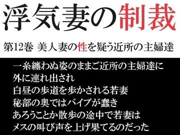 浮気妻の制裁 第12巻 美人妻の性を疑う近所の主婦達 [海老沢薫]