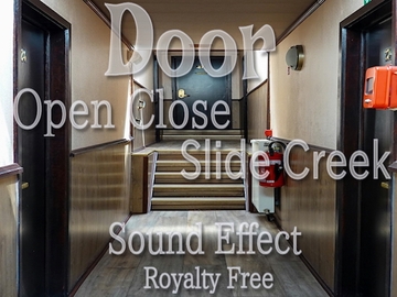 ドアの開閉 効果音 05 古い 木製 きしみ 宝箱の開閉音にも最適! [Sanctuary]