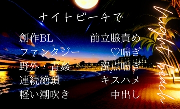 ナイトビーチで [彩-sai-]