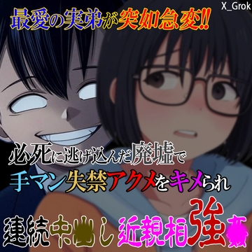 豹変した実弟に工事現場近くの廃墟で連続手マン失禁アクメ中〇し近親相強〇 [紳士な変態]