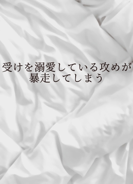 受けを溺愛している攻めが暴走してしまう [つづり]
