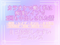 カラオケで働く私は痴○レ○プで2回も中出しされた話 [調合室]