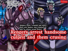 Rangers arrest handsome culprit and then cruse [雄尻天国]