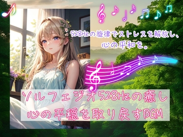 ソルフェジオ528Hzの癒し 心の平穏を取り戻すBGM [ミミノコイビト]