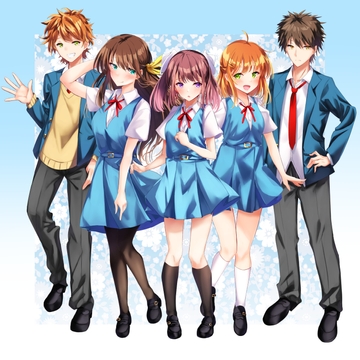 学園セット 立ち絵04 [水の木]