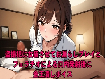 【去勢プログラム】盗撮犯に女装させてお漏らしプレイとフェラチオによる口内発射後に金玉潰しボイス【お姉さん/SM】 [エロカフェ]